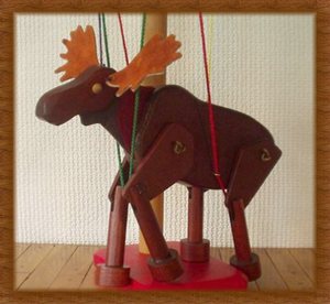 Bull Moose Marionette